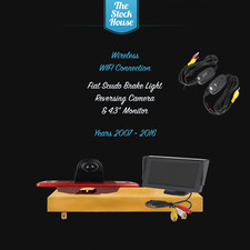 Fiat Scudo Caméra de Recul Marche Arrière & 10.9cm Moniteur Frein Feu 2007 -