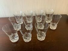 5 verres à eau modèle Sorcy en cristal de Daum h: 10.5 cm(prix à la pièce)