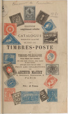 catalogue Arthur MAURY 1895