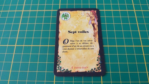 Carte sortilège sept voiles - sortilège,