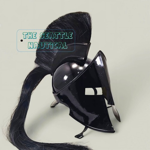Casque spartiate fait - , main