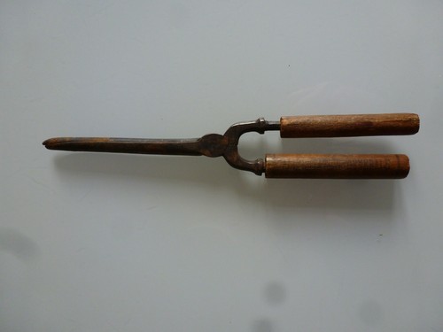 Ancien fer friser coiffeur - friser,