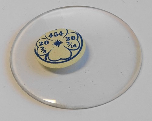 Verre montre poche - x,