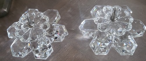 Swarovski paire bougeoirs - swarovski,