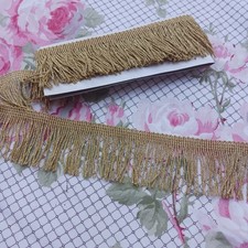 170 cm de galon   frangé doré  vintage  largueur 4 cm