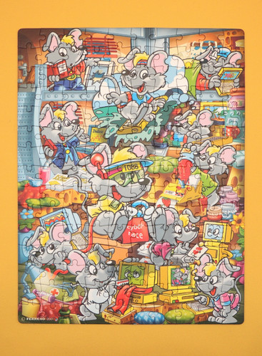 Kinder maxi puzzle notice - -, +