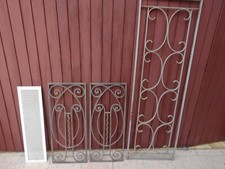 lot= grille ,rénovations + grille d  aération=2piéces++ barriére de piscine ????