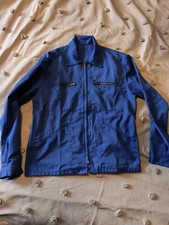 Vintage Veste Zippée Bleu De