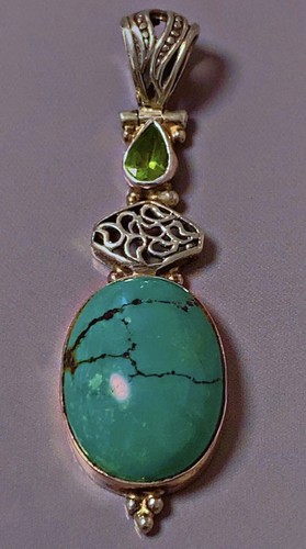 Ancien pendentif argent