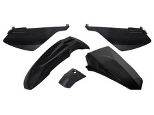 Kit 5 carénages noir Derbi