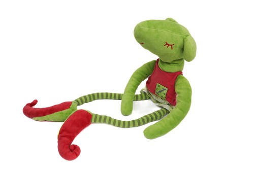 Peluche doudou souris verte - , on