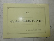 Ancien Catalogue Cycles SAINT