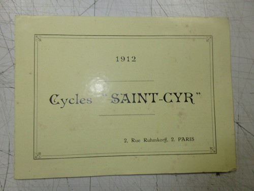 Ancien catalogue cycles saint - ancien,