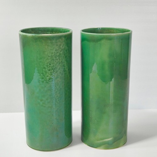 Paire vases rouleau vintage - de,