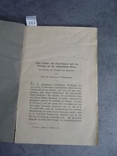 Atropin physostigmin therapie glaucoms Monoyer ophtalmologie optique médecine