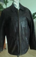 Veste longue parka vintage "ARTURO" homme cuir  T 48 50   comme neuf