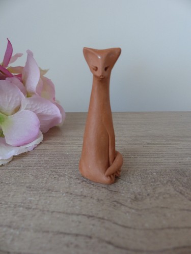 Figurine miniature chat - , en