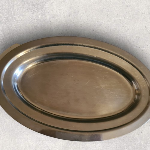Ancien plateau plat - ovale, en