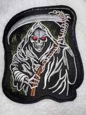 écusson patch tête de mort