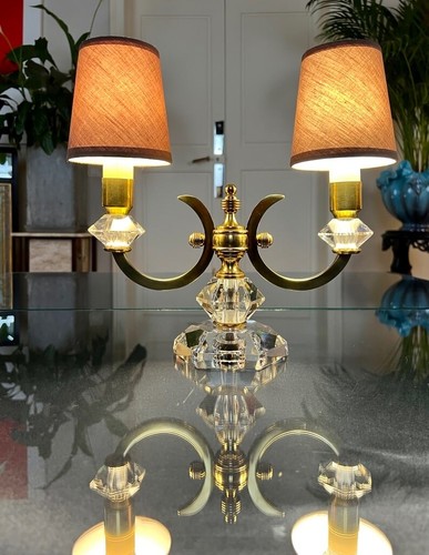 Lampe art déco cristal - art, en
