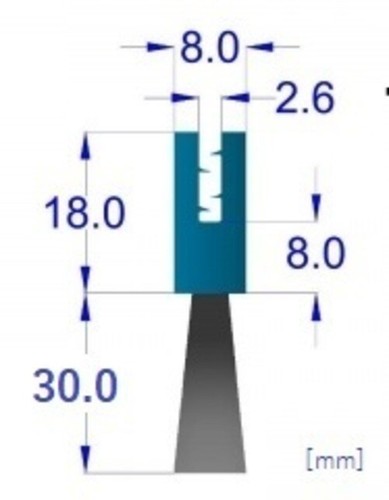 Kabeldurchlass joint à - 1, m