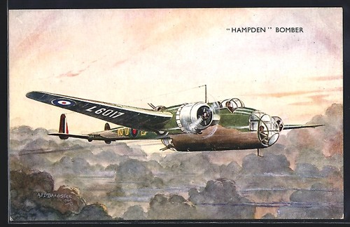 Carte postale art avion - postale, d'art