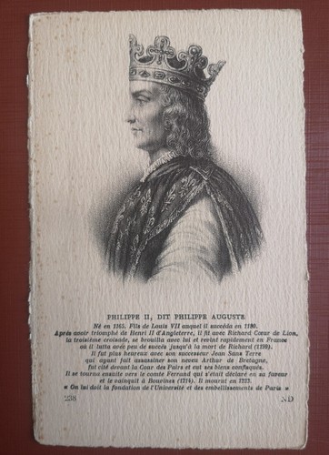 Cpa koenig philippe ii - -,