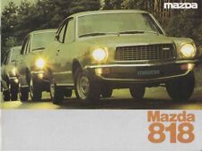 Catalogue Brochure Mazda 818 08/1976  Belgique en français
