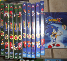 lot 11 dvd Sonic X du 1 au 12 manque le 9 série collection tb état
