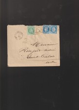 L FRANCE - GC/917 sur N°53/55/60Ax2 - Càd/Château-du-Loir (71) 10 déc. 72.