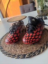 Adidas - chaussures de football - pointure 34 - rouge - noir - blanc