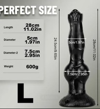 Gode Ventouse Noir L