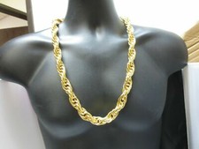 Collier En Chaîne En Corde