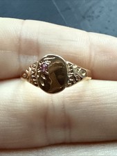 Ancienne Bague Plaquer Or 18k
