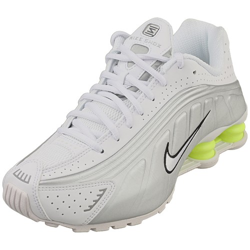 Nike shox blanche argent - nike, r4