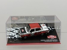  Ixo Presse 1:43 Simca 1000 Rallye 2 #34 Rallye Monte-Carlo 1973