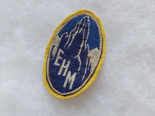 Un insigne tissu militaire / Ecole de Haute Montagne / EHM / Chasseurs /.