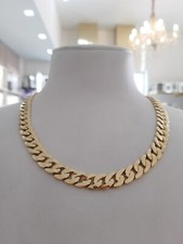 18K OR JAUNE Chaîne GOURMETTE