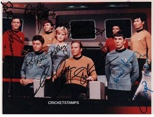 Star Trek Admiral James.t.kirk Spock, Réimpression Photo Dédicacée A4 Taille