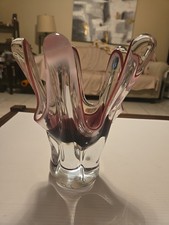 Vase Studio En Verre Violet