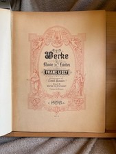 Franz Liszt Concertos pièces piano orchestre Sauer partition Peters oeuvres XI