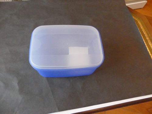 Boite bascule bleue - boite,