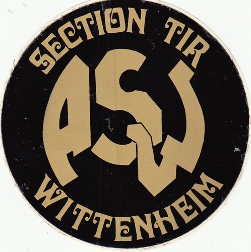 Autocollant tir asw section - -,