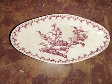 Petit Plat Ovale Porcelaine
