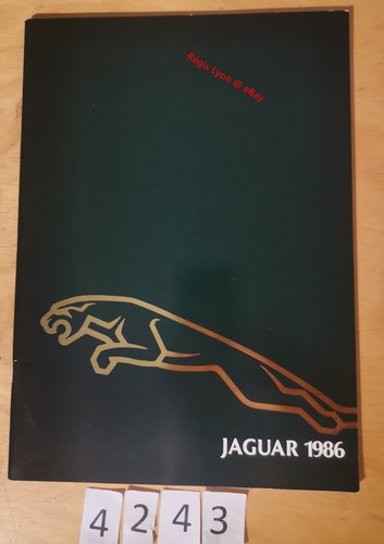 Jaguar gamme 1986 xj6 - 1986,