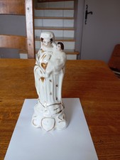 VIERGE A L' ENFANT  ANCIENNE  EN FAIENCE 20 CM DE HAUT BON ETAT