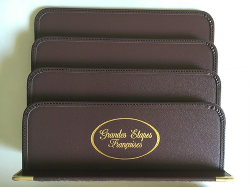 Porte lettres courrier cuir - en,