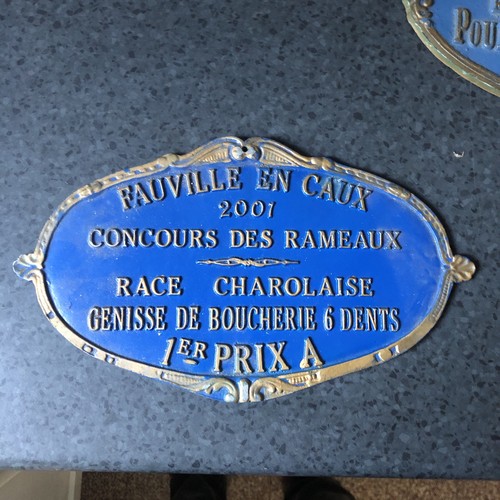Plaque concours agricole - de,