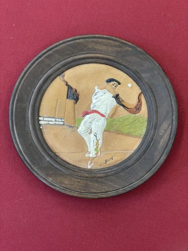 Tableau cuir signée sport - ,