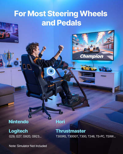 Racing wheel stand simulator - racing,
